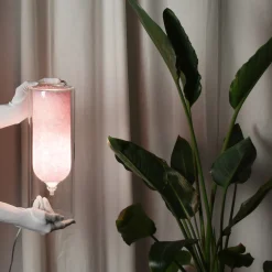 Rocklumìna Spherical XXS Pink Table Lamp