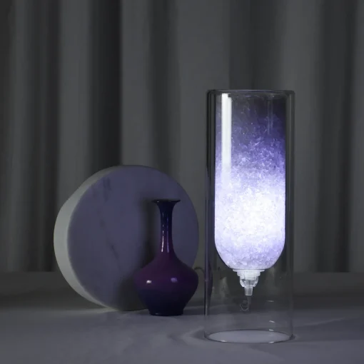 Rocklumìna Spherical XXS Violet Table Lamp