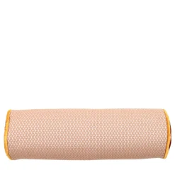 Roll Cushion in False Unit Jacquard Fabric
