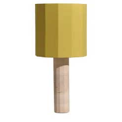 Roma Dodecagon Large Yellow Table Lamp