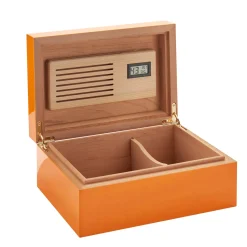 Roma Large Orange Cigar Box