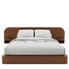 Roma Oak Wood Bed
