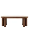 Roma Oak Wood Bench