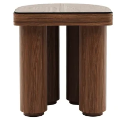 Roma Oak Wood Stool