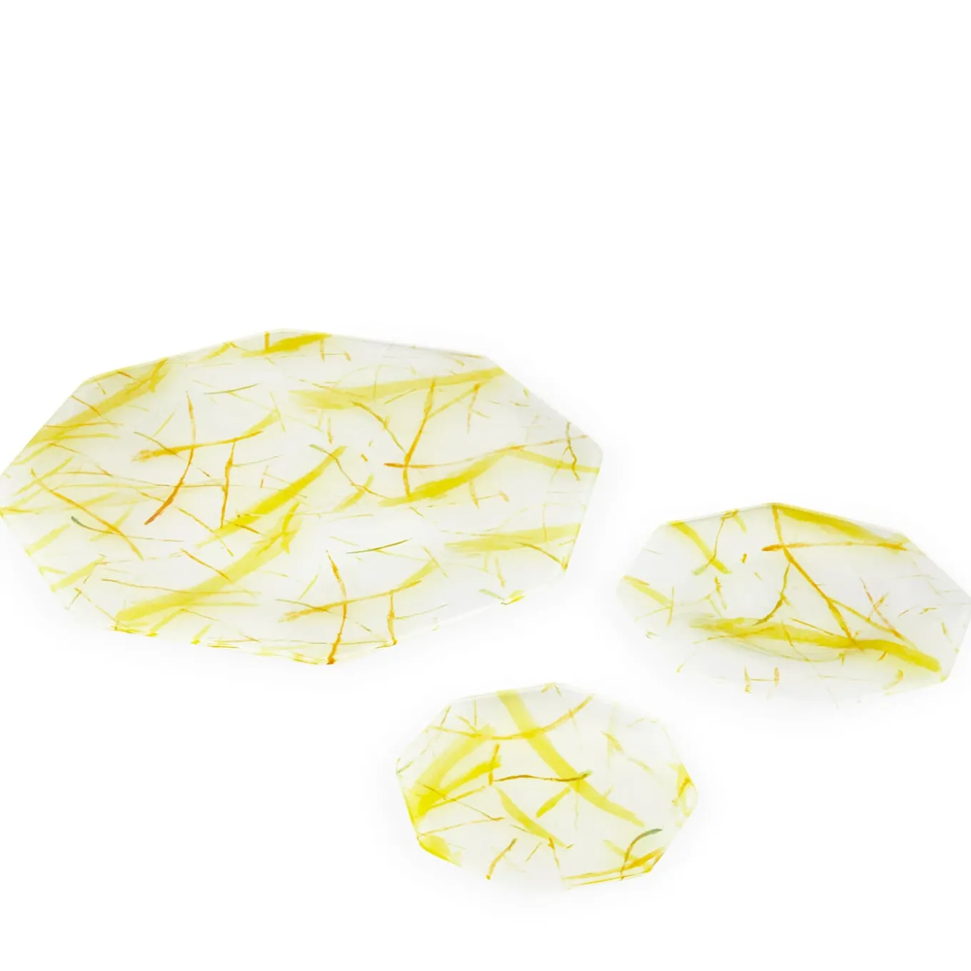 Roman Breeze Asymmetrical Octagonal Dessert Plate