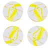 Roman breeze Set of 8 print glossy wood fiber coasters