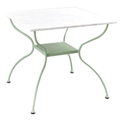 Rombi Outdoor Green Wrought Iron Bistro Table