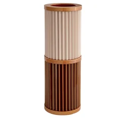Rombini B Brown and Rose Vase by Ronan & Erwan Bouroullec