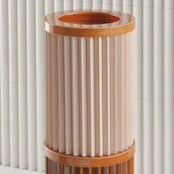 Rombini B Brown and Rose Vase by Ronan & Erwan Bouroullec