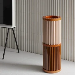 Rombini B Brown and Rose Vase by Ronan & Erwan Bouroullec