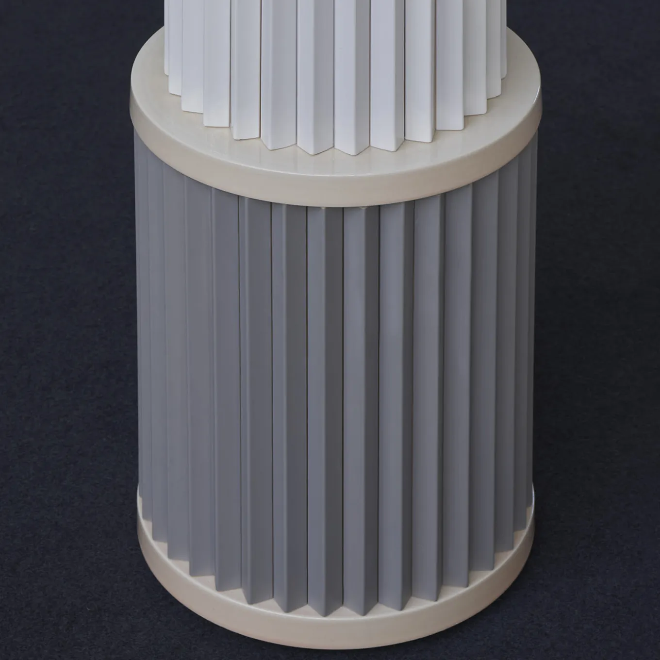 Rombini C White and Gray Vase by Ronan & Erwan Bouroullec