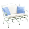 Rombo Outdoor Green Wrought Sofa in Stainless Steel