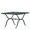 Rombo-Mac Square Black Iron Outdoor Dining Table