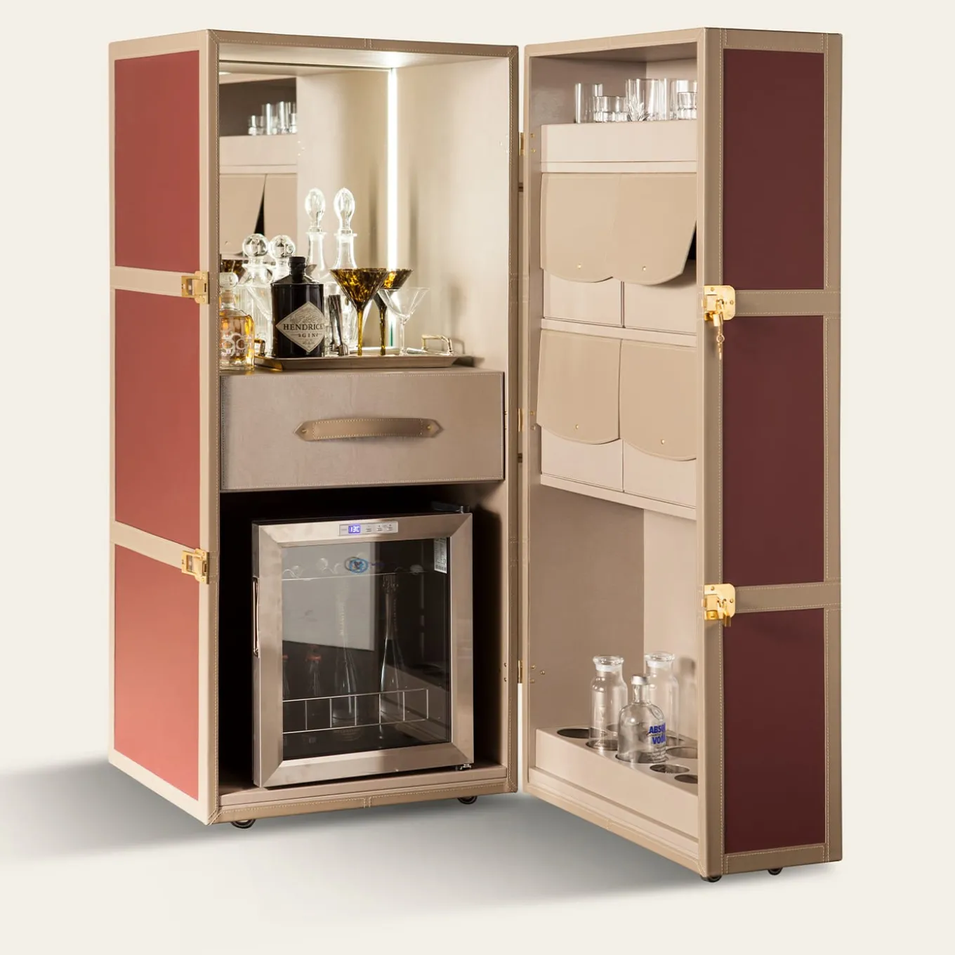 Romeo Brown & Beige Trunk