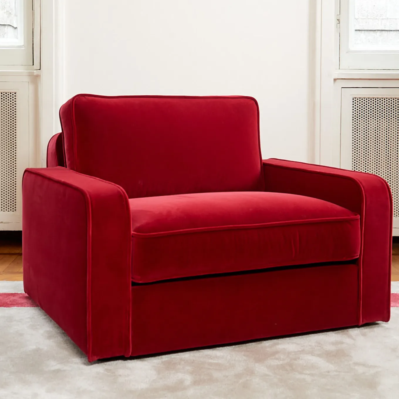 Romeo Red Armchair