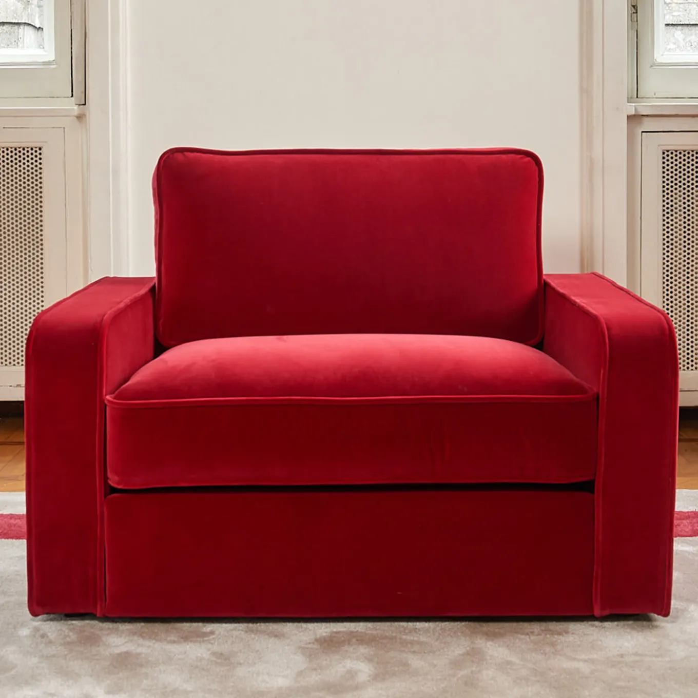 Romeo Red Armchair