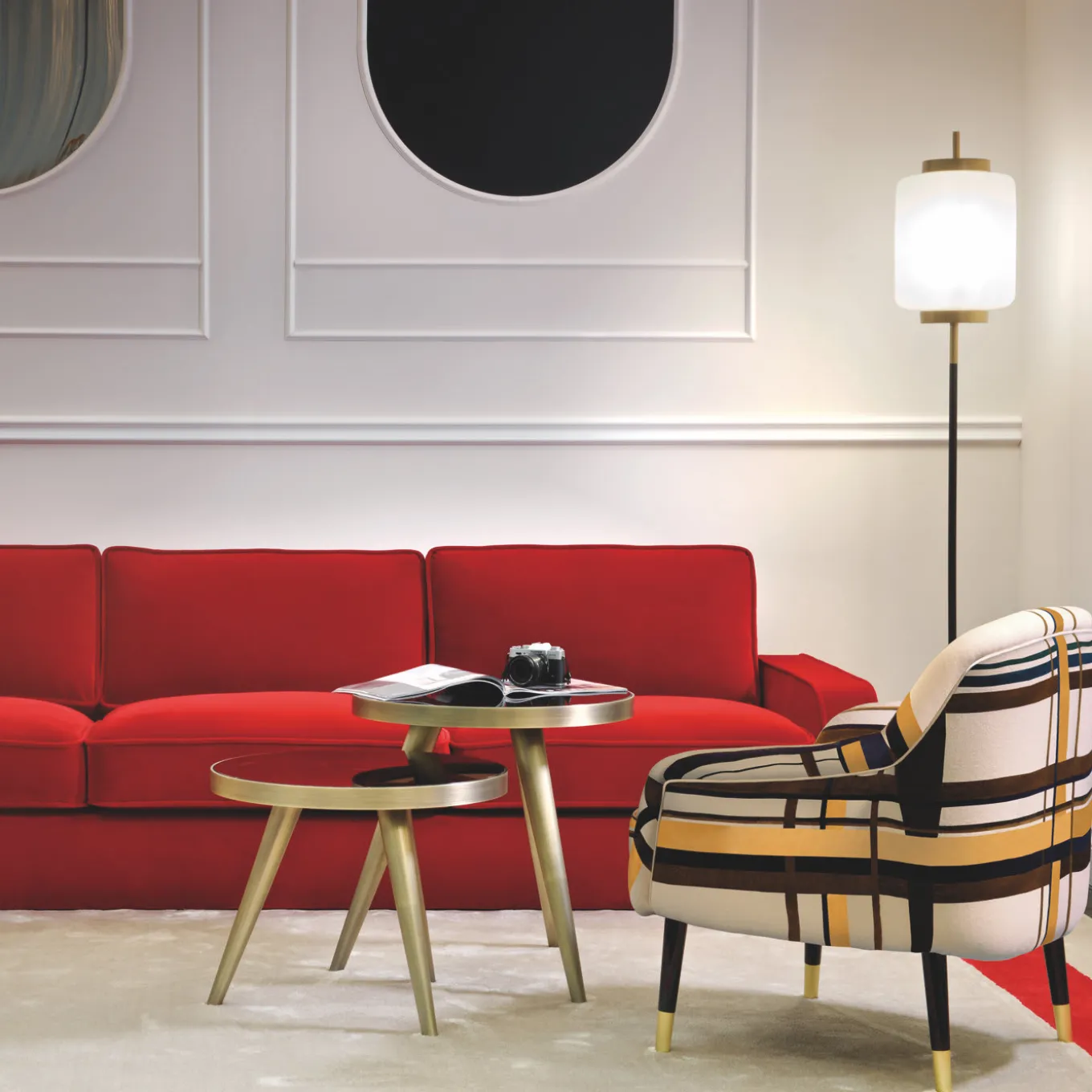 Romeo Red Sofa