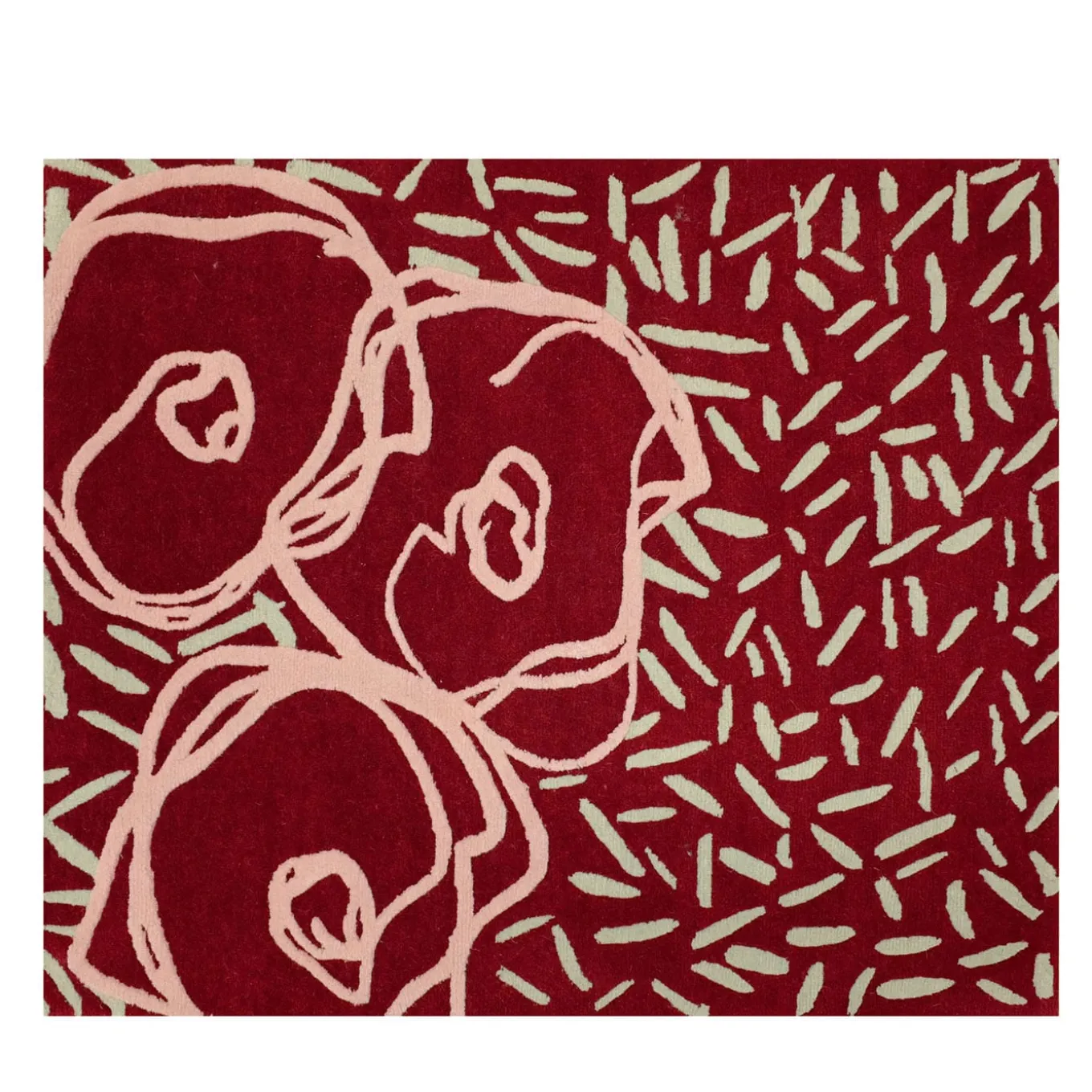 Room For Ritual Floral Wool Rug