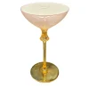 Rosa Set of 6 Pink Champagne Glasses