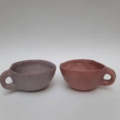 Rose Et Lilac Set of 2 Pink-Toned Teacups