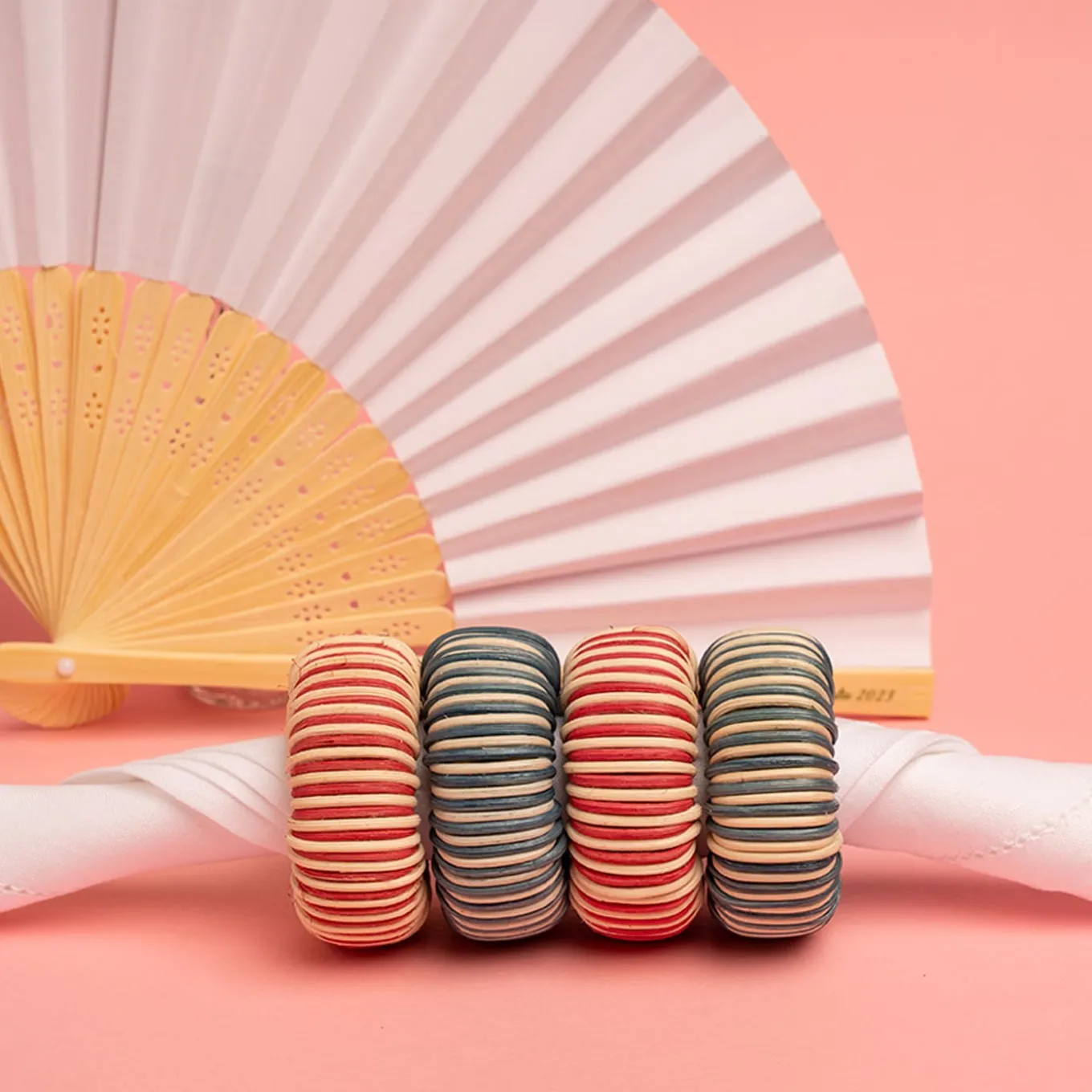 Rose Geranium Napkin Holders