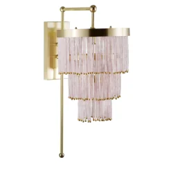 Rose Quartz Wall Lamp