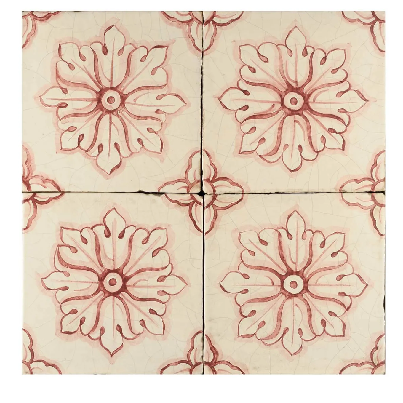 Rosso Ficus Indica Set of 4 Tiles #9