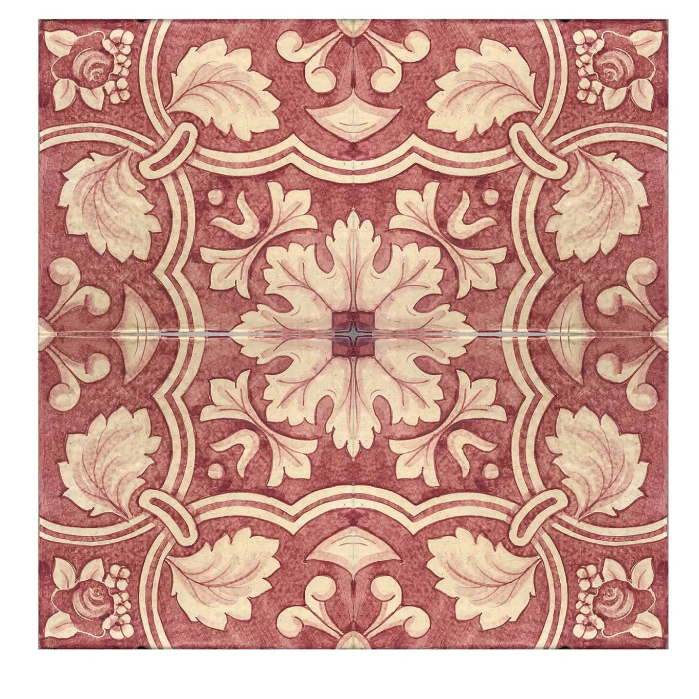 Rosso Ficus Indica Set of 4 Tiles #8