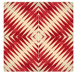 Rosso Ficus Indica Set of 4 Tiles #2