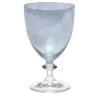 Rosy Set of 2 Blue Water Goblets