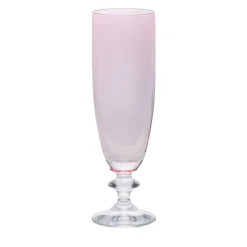 Rosy Set of 2 Pink Flutes