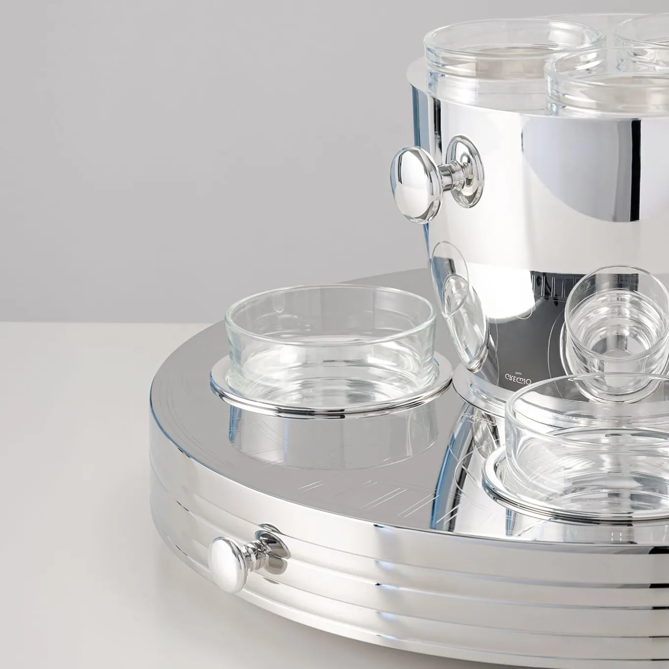 Rotating Caviar Tasting Set