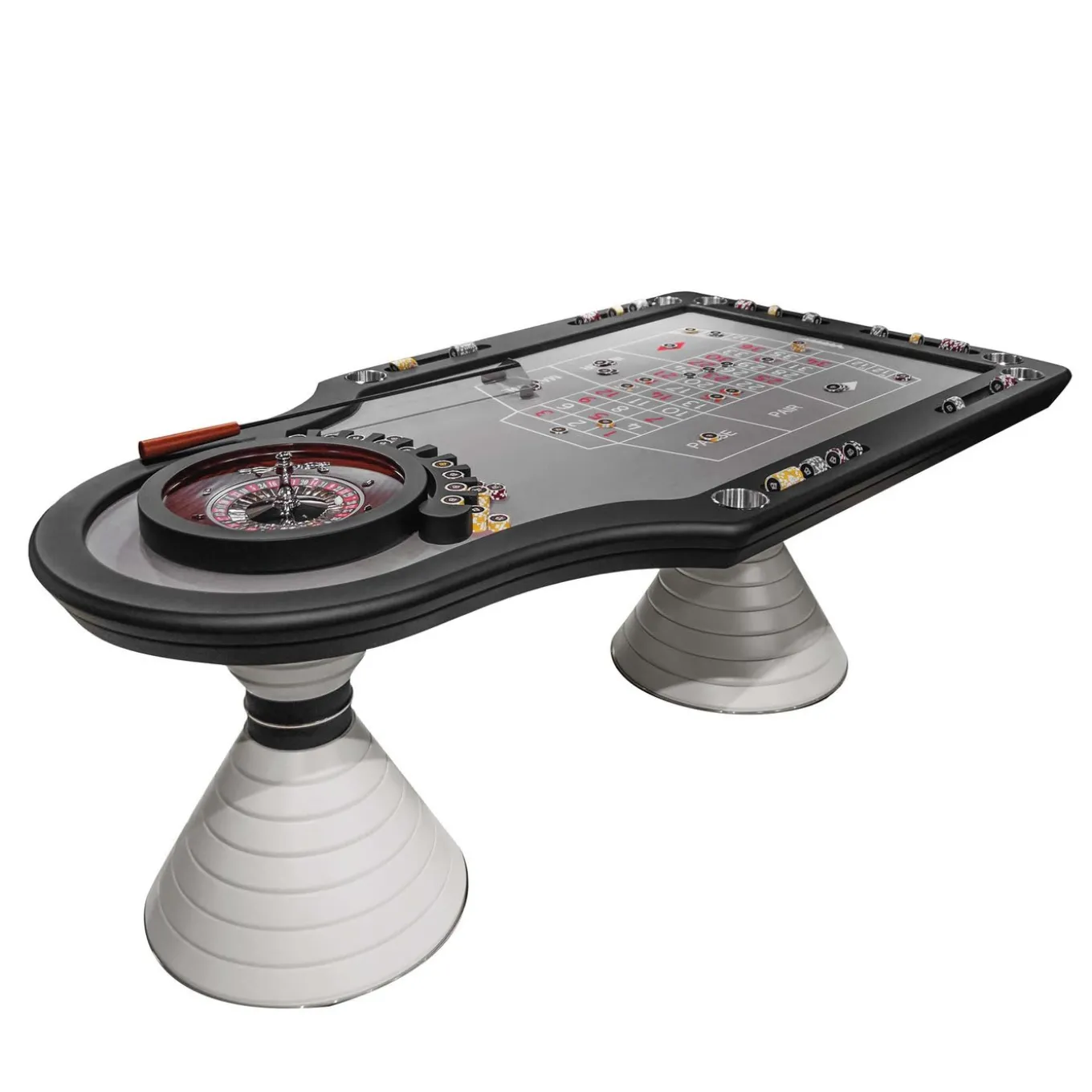 Roulette Gray table by Pino Vismara