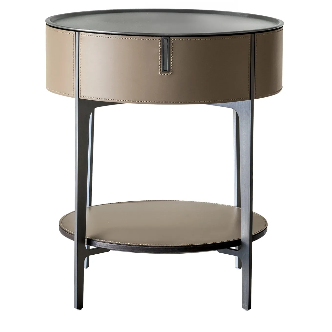 Round Bedside Table by Giuseppe Bavuso