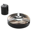 Round Lighter and Ash Tray Set