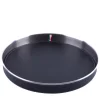 Round Medium Black Tray