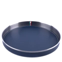 Round Medium Blue Tray