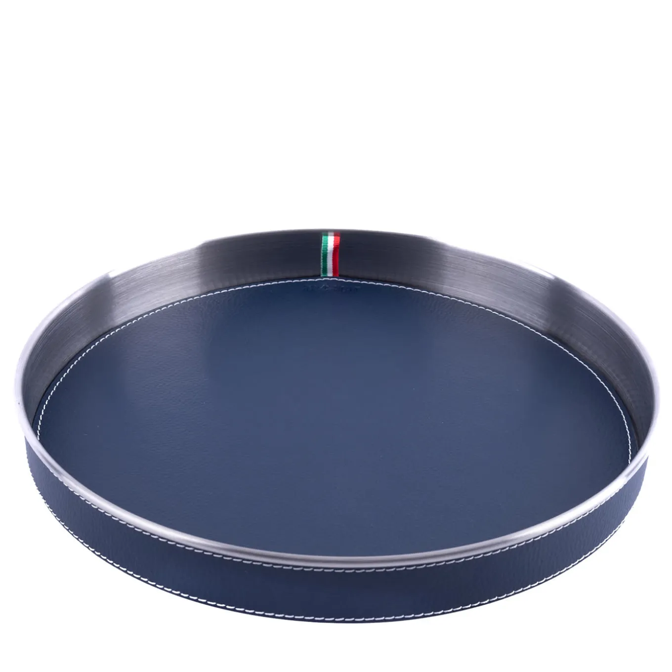 Round Medium Blue Tray