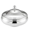 Round Silver Bonbon Box