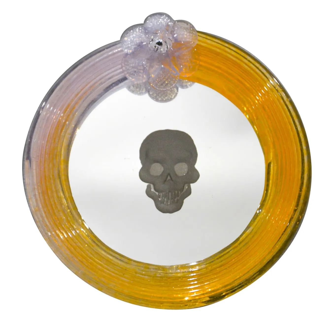 Round Skull Mirror #6 By Bradley Theodore