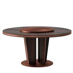 Round Wood Dining Table