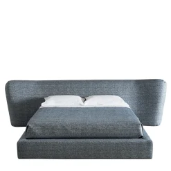 Royale Bed, Blue Fabric by Castello Lagravinese