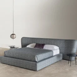 Royale Bed, Blue Fabric by Castello Lagravinese