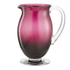 Rubino Red Twisted Glass Carafe