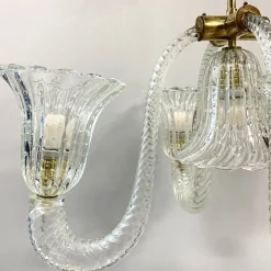 50s Restored Murano Glass Chandelier by Seguso