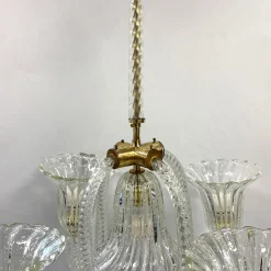 50s Restored Murano Glass Chandelier by Seguso