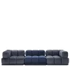 Sacai 3-Module Gray & Blue Sofa