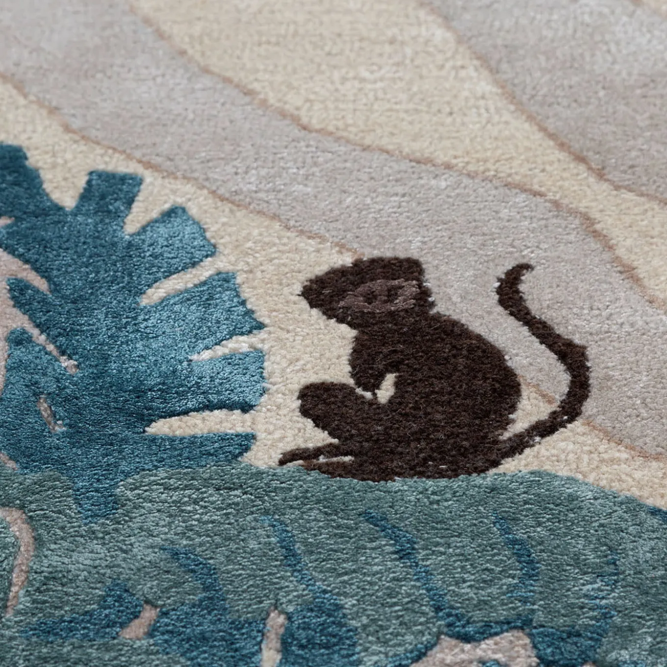 Safari White Hand Tufted Rug