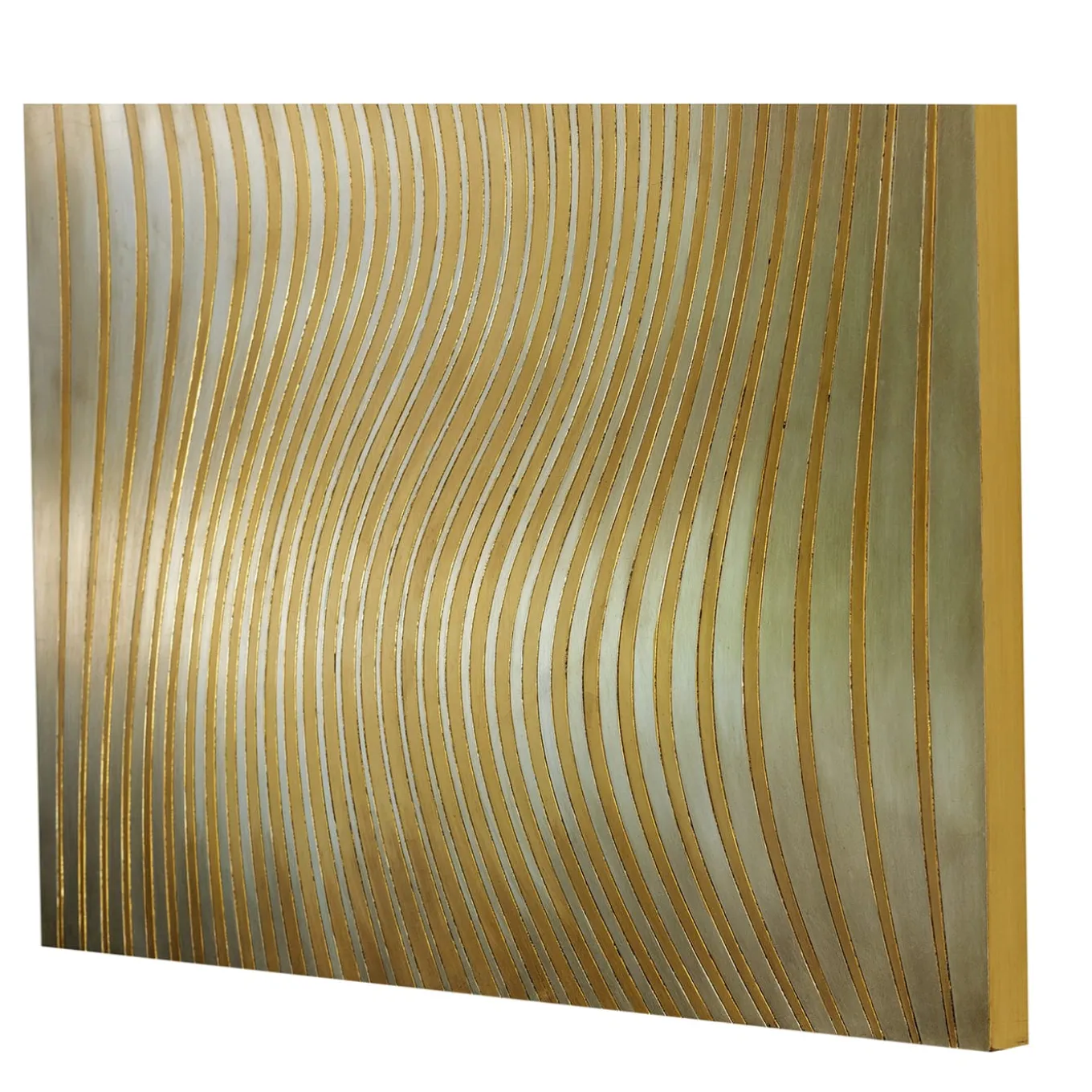 Salix Carved wood with gold & silver leaf by Giuseppe Caiafa