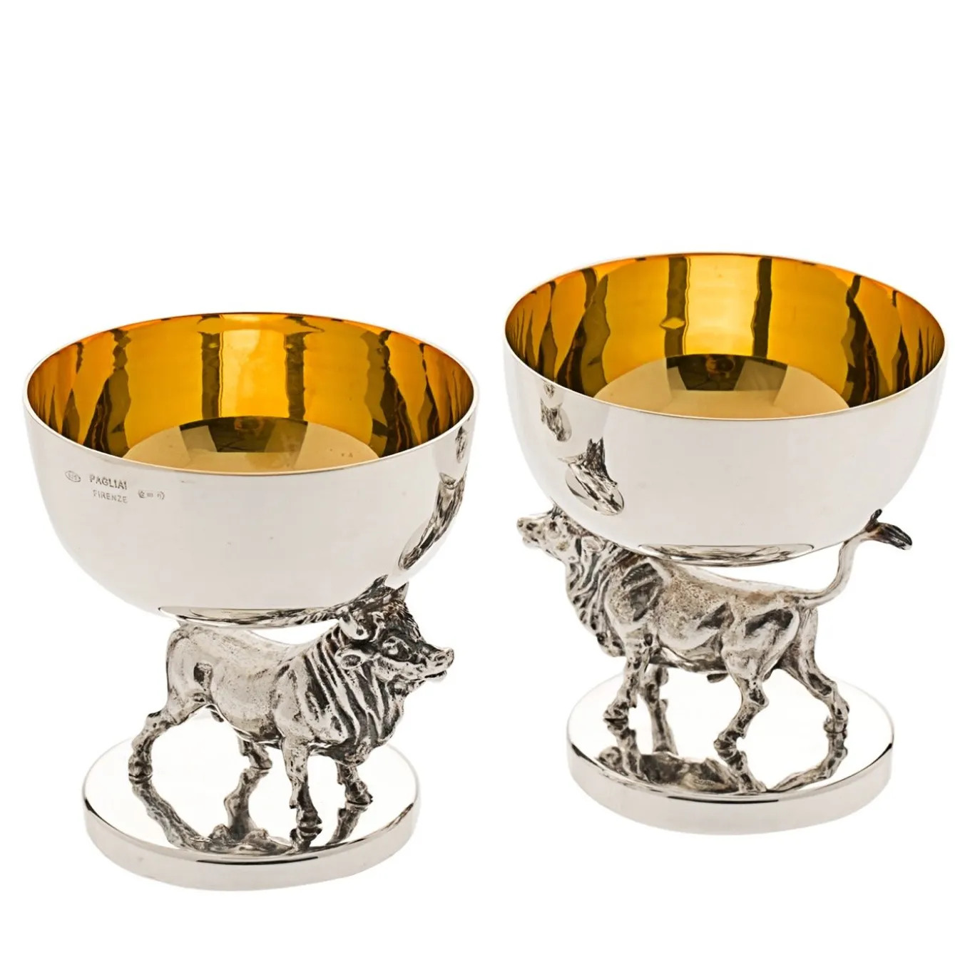 Salt Bowls with Bulls